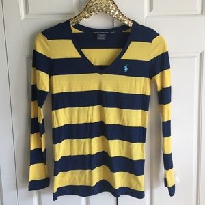 Ralph Lauren Polo Rugby striped tee.
